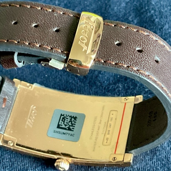 Rare Deco Tissot Heritage Banana Watch w Original Box Booklets EUC - Picture 13 of 16